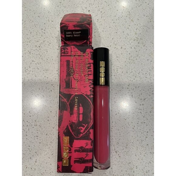 PAT McGRATH LABS LUST GLoss Lip Gloss Heavy Petal Brillant Shine Long Wearing - Picture 3 of 4